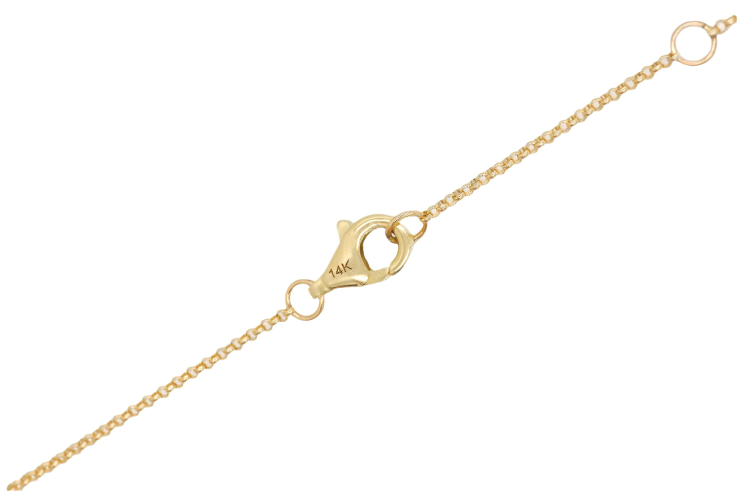 14k Yellow Gold Yin/Yang Necklace