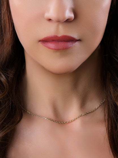 14k Yellow Gold Diamond Cut Chain