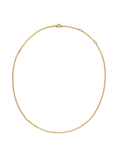 14k Yellow Gold Diamond Cut Chain