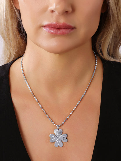 14k White Gold Ball Chain Necklace