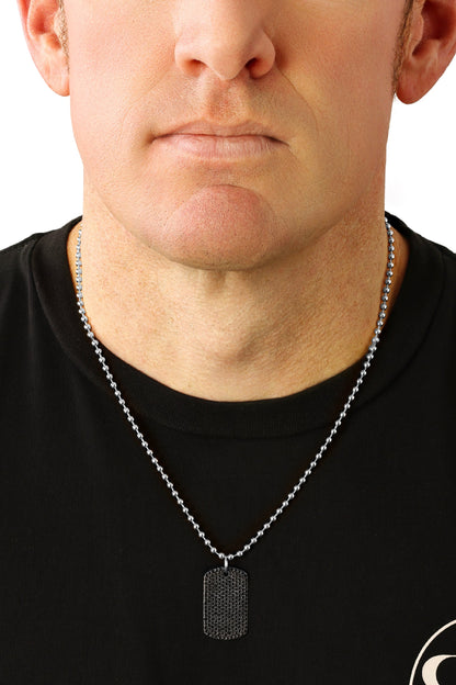 14k White Gold Ball Chain Necklace