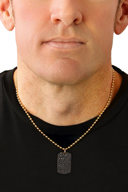 14k Yellow Gold Ball Chain Necklace